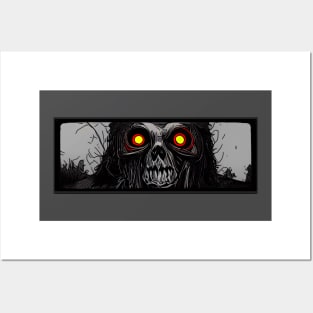 Evil Eye Zombie Posters and Art